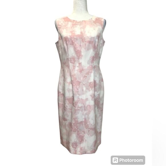 NINE WEST Women’s Flowery Meadow Midi Dress Size 8 - Picture 1 of 12